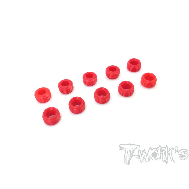 TO-134-X  POM Front Upright Adjust Nut Spacers 10pcs.( For Xray RX8/NT1)