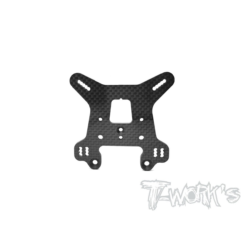 TO-247-B3.2-R Graphite Rear Shock Tower 4mm ( For Team Associated RC8 B3.2 )