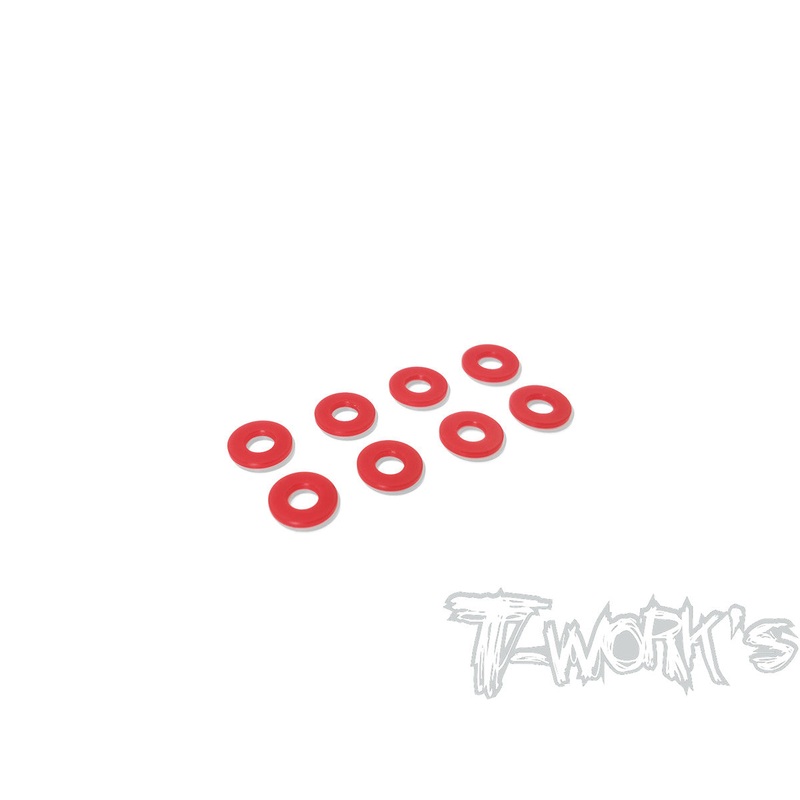 TO-290-HB POM Steering Block Spacer  ( For HB D817/819/RGT8 ) 8pcs.
