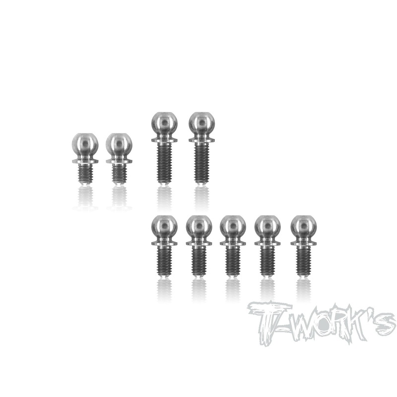 TP-114 64 Titanium Ball End set ( For Xray X1 2020 )