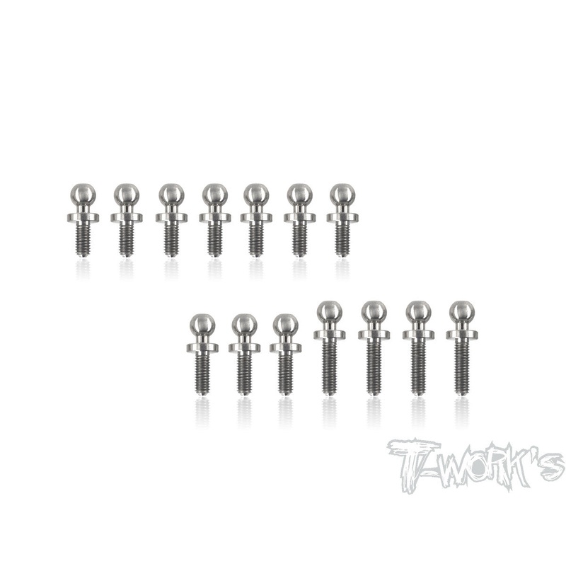 TP-115 64 Titanium Ball End set ( For TLR 22X-4 )