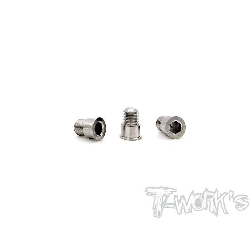 TP-117 64 Titanium Upper Deck Screw  ( For Awesomatix A800MMX/ A800FX/A800RR ) 3pcs.