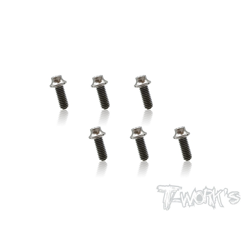 TSS-H  M2.5 64 Titanium Hex. Socket Head Screw ( 6pcs. )