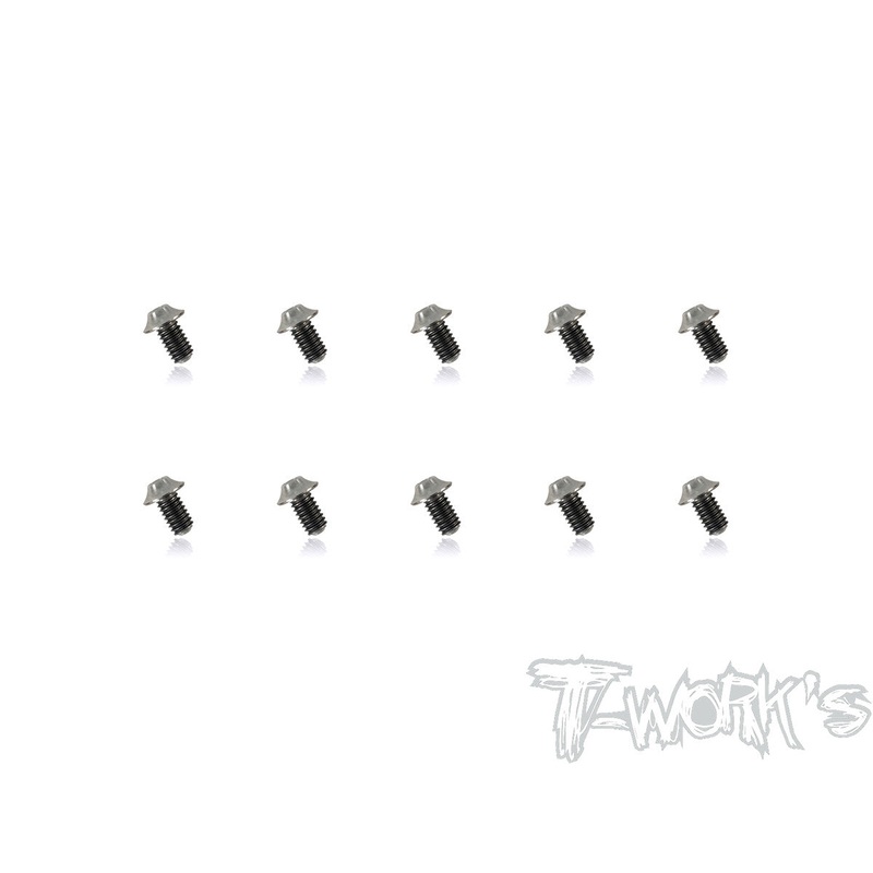 TSS-U   64 Titanium M2.5 Hex. Socket UFO Head Screw