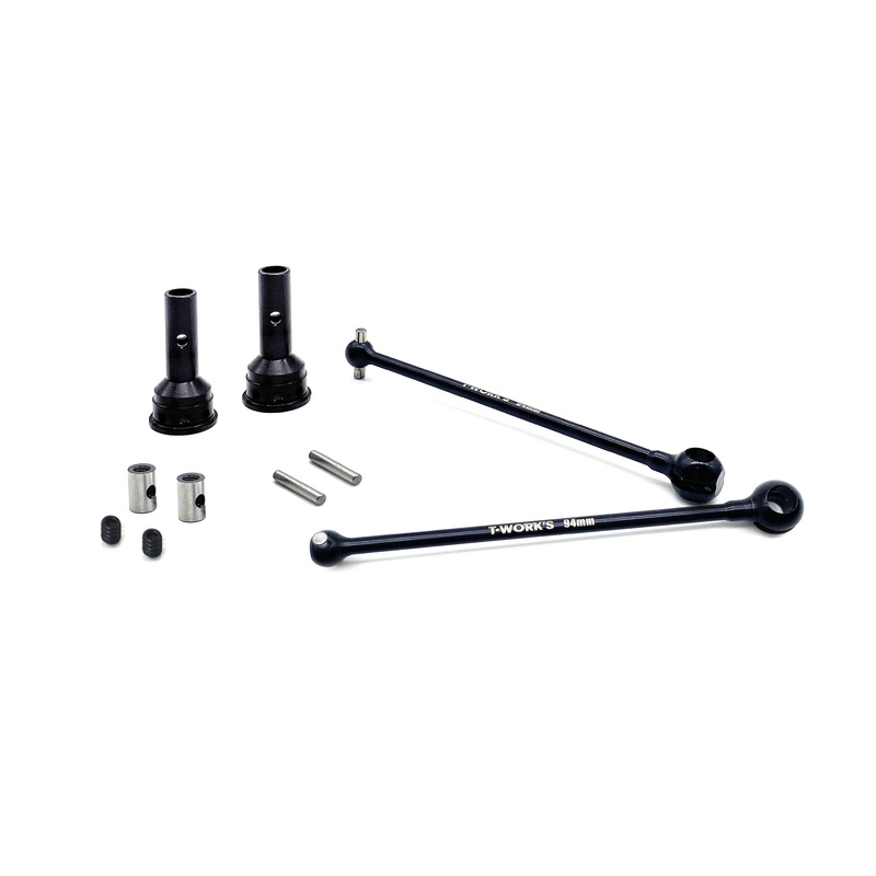 C-RC8 Steel F & R CVD Set 94mm ( For Team Associated RC8 B3.2/3.1 )  2pcs.