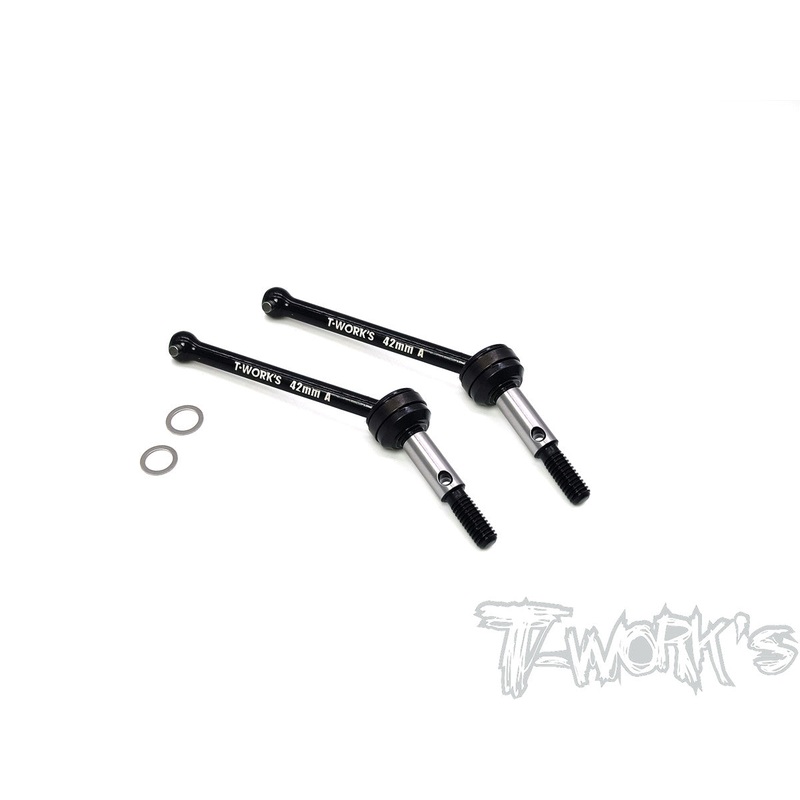 C-TC01-A 7075-T6 Alum. F & R CVD Set 42mm ( For Tamiya TC-01/XV-01 )  2pcs.