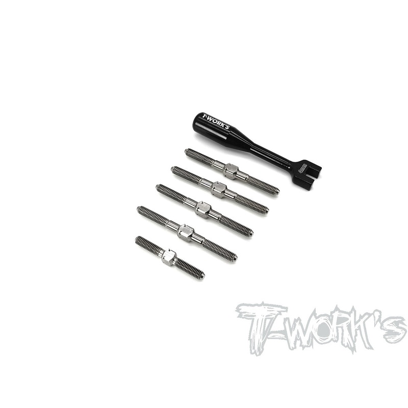 TB-219 64 Titanium Turnbuckle Set ( For Serpent X20'21 )