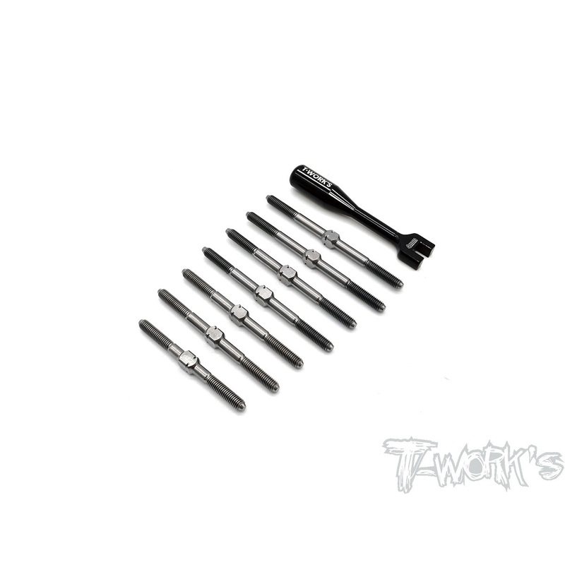 TB-222 64 Titanium Turnbuckle Set ( For Yokomo YZ-4 SF2 )