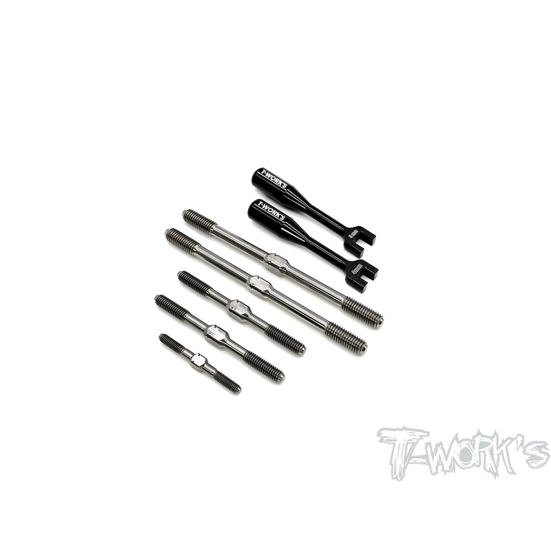 TB-223 64 Titanium Turnbuckle Set ( For Team Associated RC8T B3.2)
