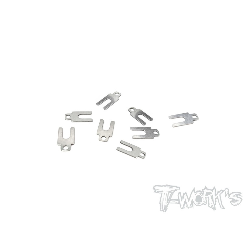 TE-TC01-F Suspension Mount Adjust Spacer 0.5mm (  For Tamiya TC-01/M07 ) 8pcs.