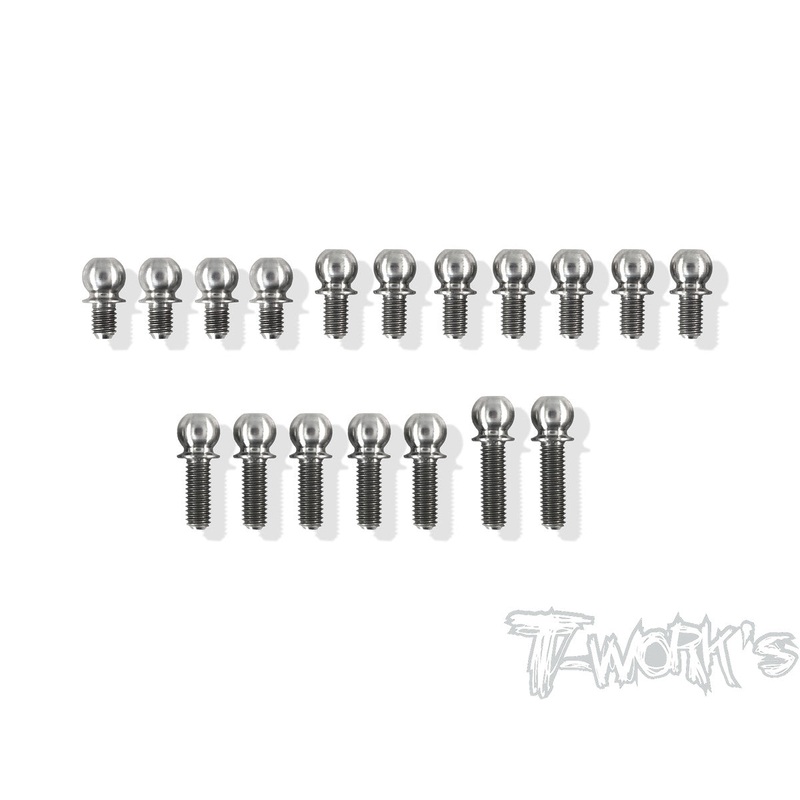 TP-120 64 Titanium Ball End set ( For Xray T4F'21 )