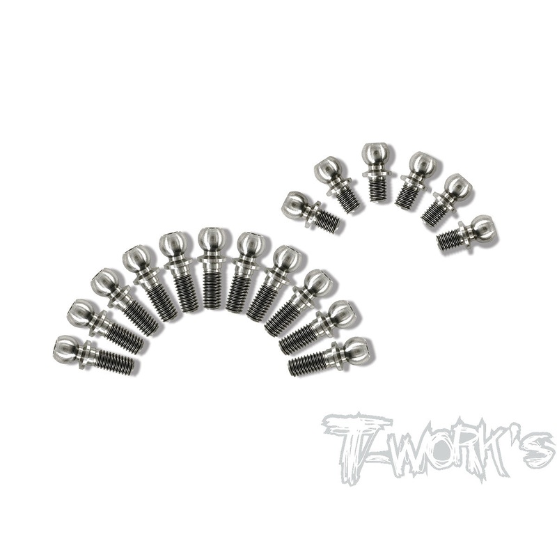 TP-123 64 Titanium Ball End set ( For Serpent X20'21 )
