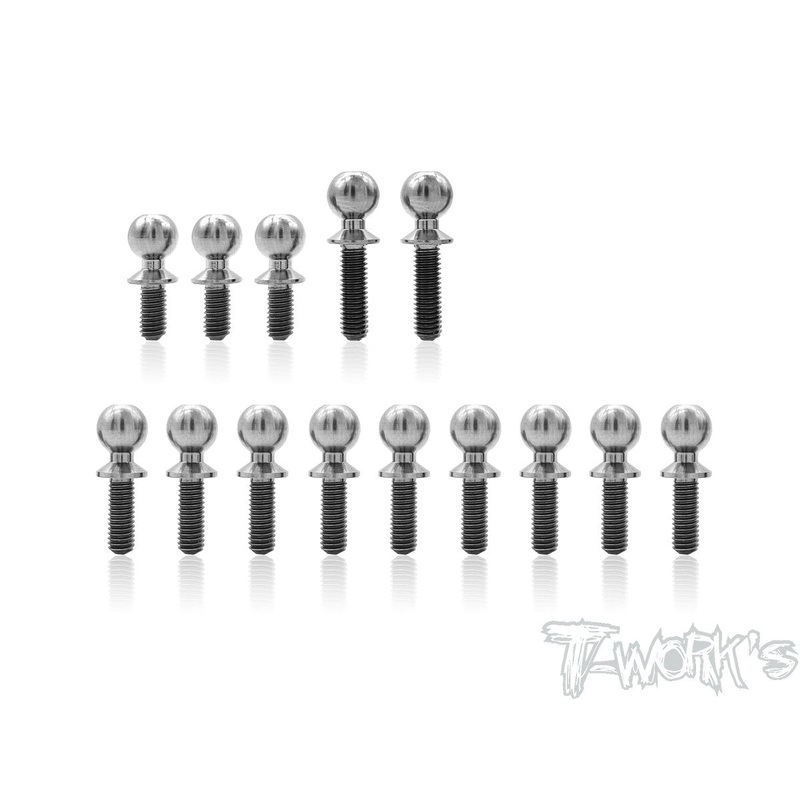 TP-125 64 Titanium Ball End set ( For Yokomo YZ-4 SF2 )