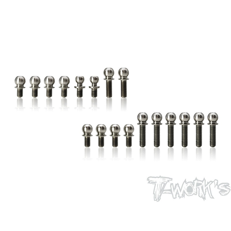 TP-130 64 Titanium Ball End set ( For Xray T4'21 )