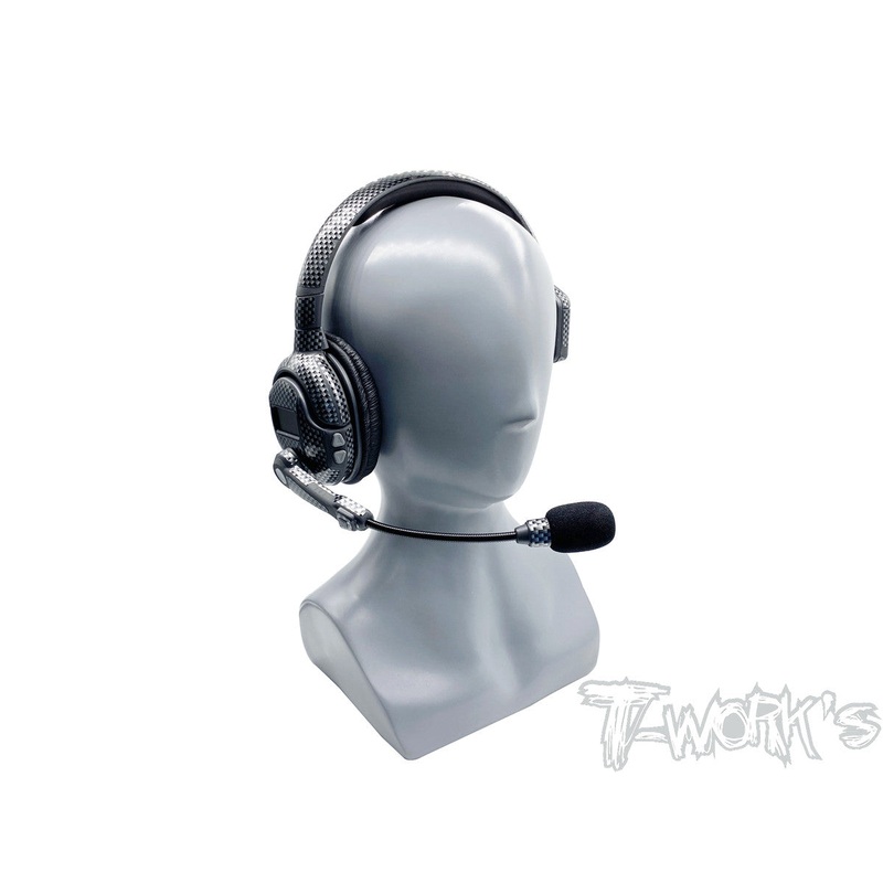 TS-055 Shiny Graphite Sticker (For Smartcom Headset) 2pcs.