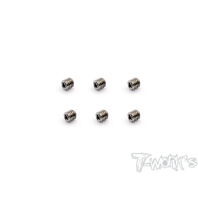 TSS-M3S   64 Titanium Hex. Socket Set Screw  6pcs.