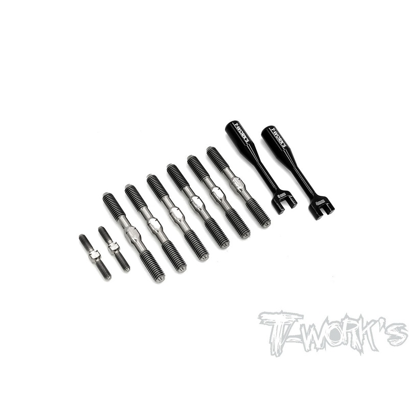 TB-227 64 Titanium Turnbuckle Set ( For Serpent SRX8 GT TQ )