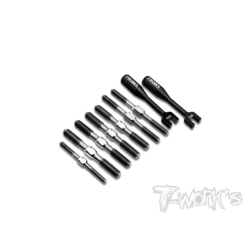 TB-236   64 Titanium Turnbuckle Set ( For Xray GTX8 2022 / GTX8 2023 )
