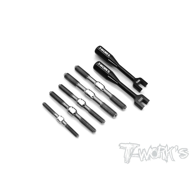 TB-237 64 Titanium Turnbuckle Set ( For Xray XB8 2021/ XB8E 2021 )