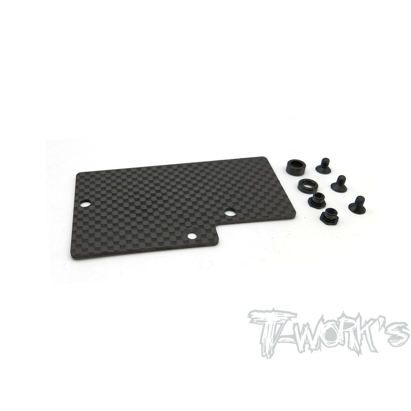 TE-223-XB4'21 Graphite Electronics Mounting Plate ( For Xray XB4'21 )