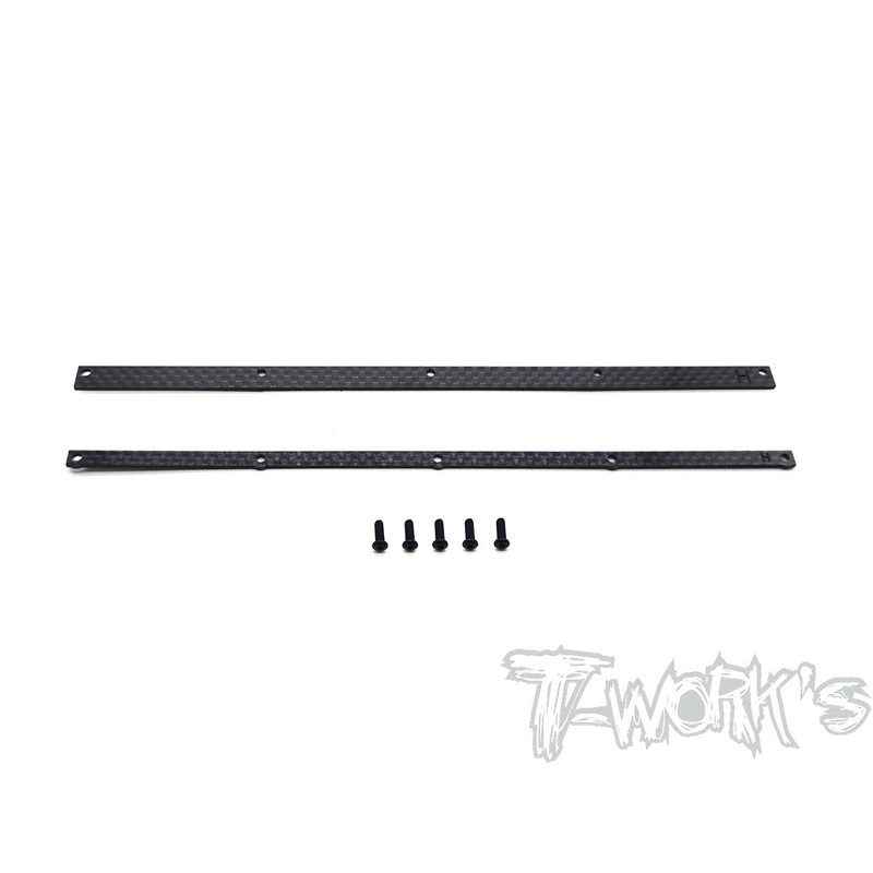 TO-309-HB Graphite 1/8 Buggy Wing Wickerbills Set ( For HB Racing )