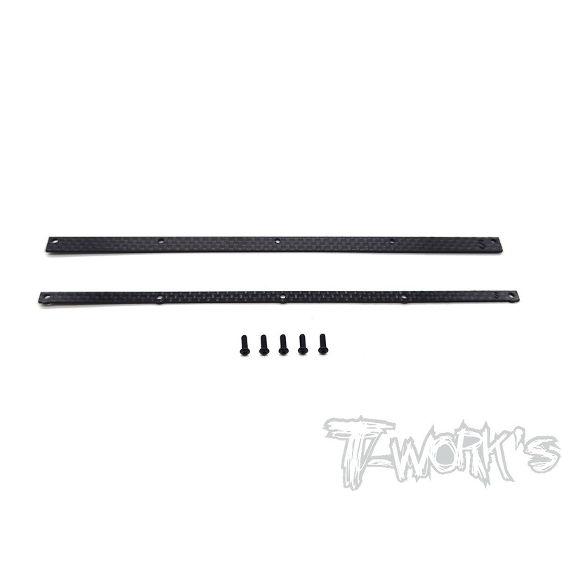 TO-309-S Graphite 1/8 Buggy Wing Wickerbill Set ( For Sworkz & VP Pro )