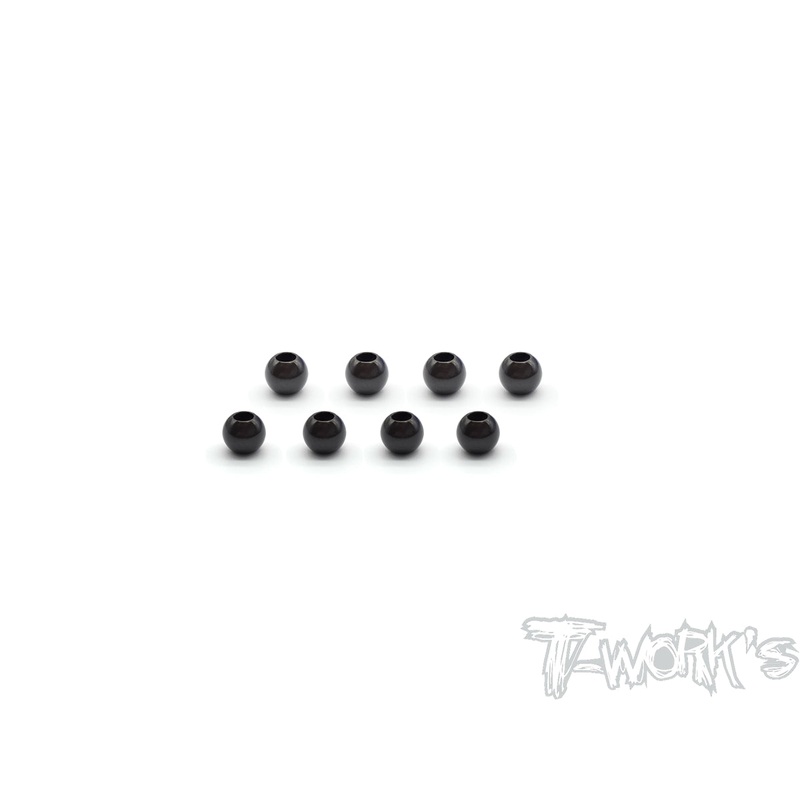 TO-310-A 7075-T6 Hard Coated Alum. 6.8mm Pivot Ball ( For TENKO NB48 2.0/EB48 ) 8pcs.