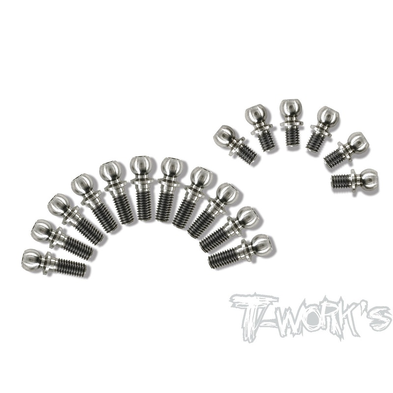 TP-131 64 Titanium Ball End set ( For Serpent X20 mini )
