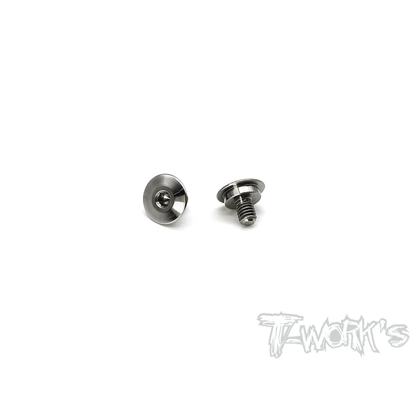 TP-132-C64 Titanium Upper Deck Screw  ( For Mugen MTC2/MTC3 ) 2pcs.