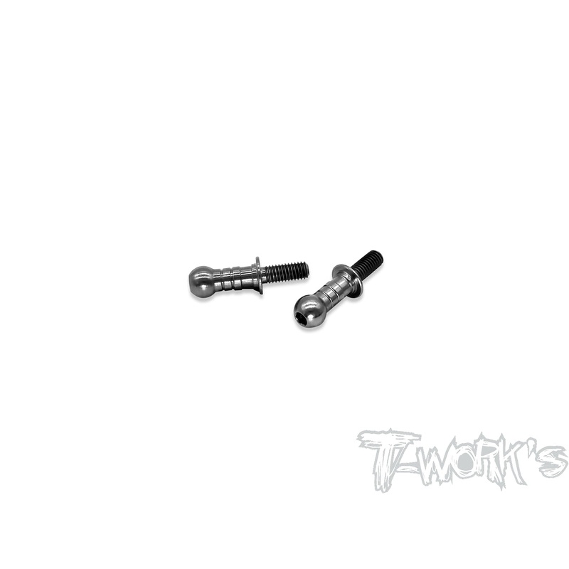 TP-132-E  64 Titanium Antiroll Bar Ball L  ( For Mugen MTC2/MTC2R ) 2pcs.