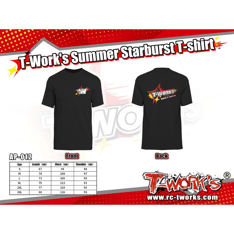 AP-012   T-Work's Summer Starburst   T-shirt