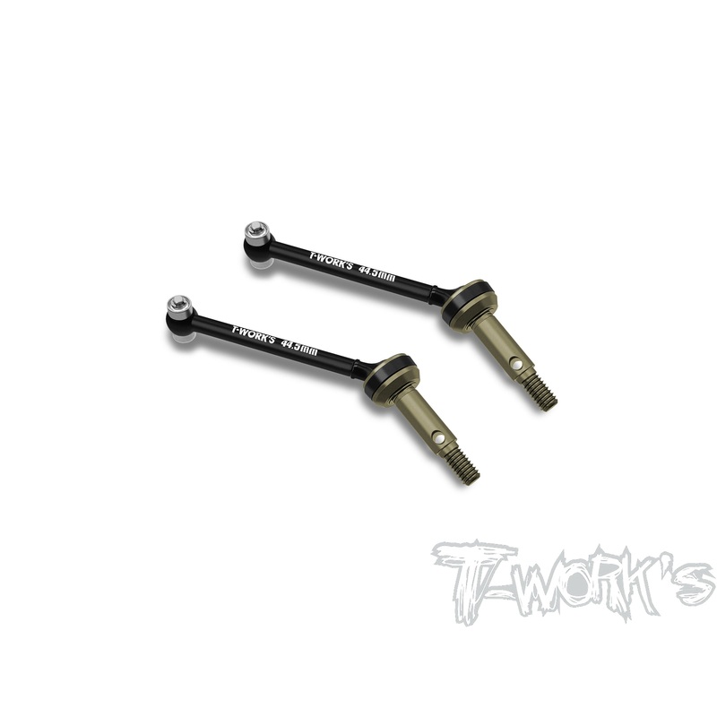 CB-TC10/3-A   CVD BB Drive Shaft Set With Alum Axle 44.5mm ( For  AXON  TC10/3 )  2pcs.