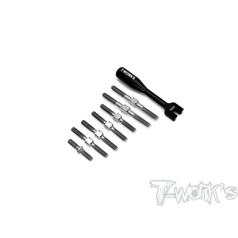 TB-239 64 Titanium Turnbuckle Set ( For Xpress XQ10 )
