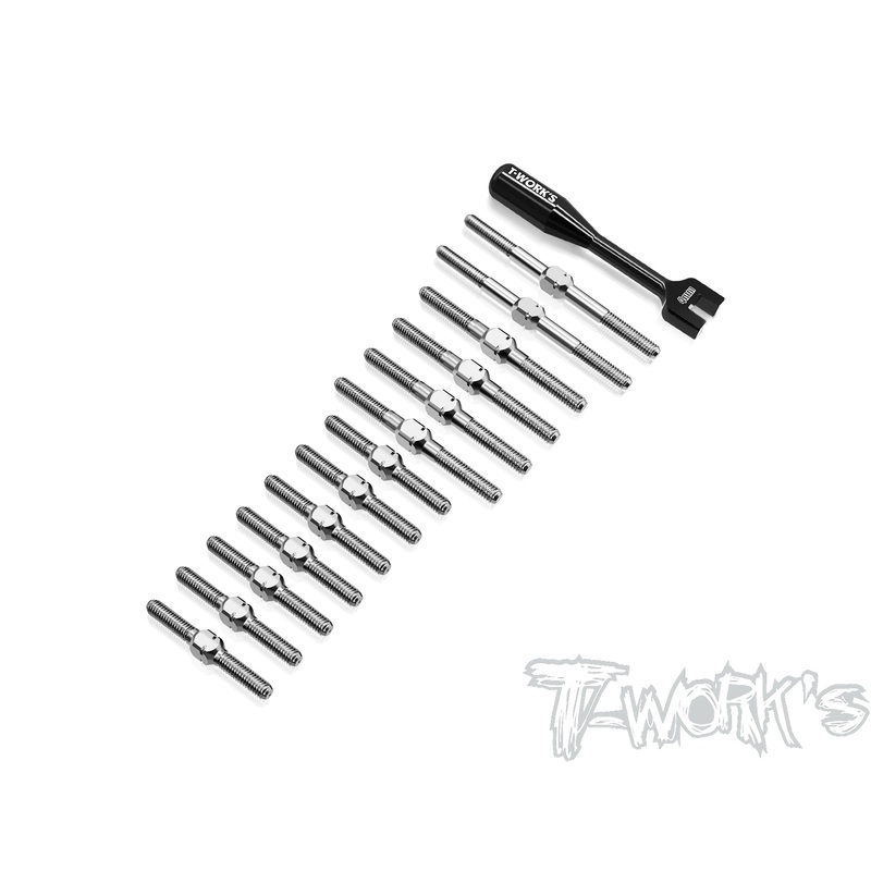 TB-344   64 Titanium Turnbuckle Set( For Schumacher FT9 )