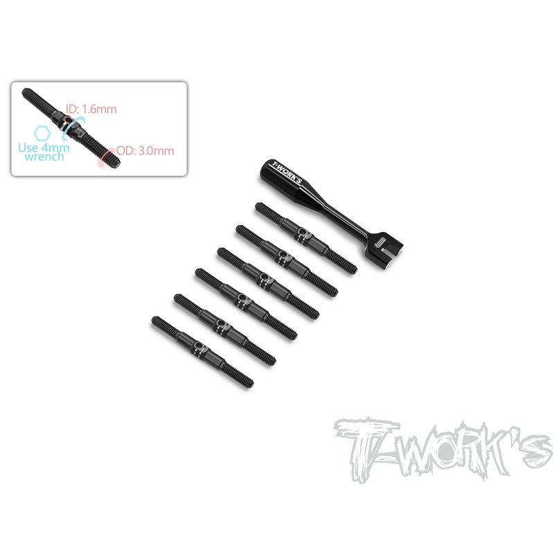 TBB-PRB10R   64 Titanium Turnbuckle Set( For PR B10R )