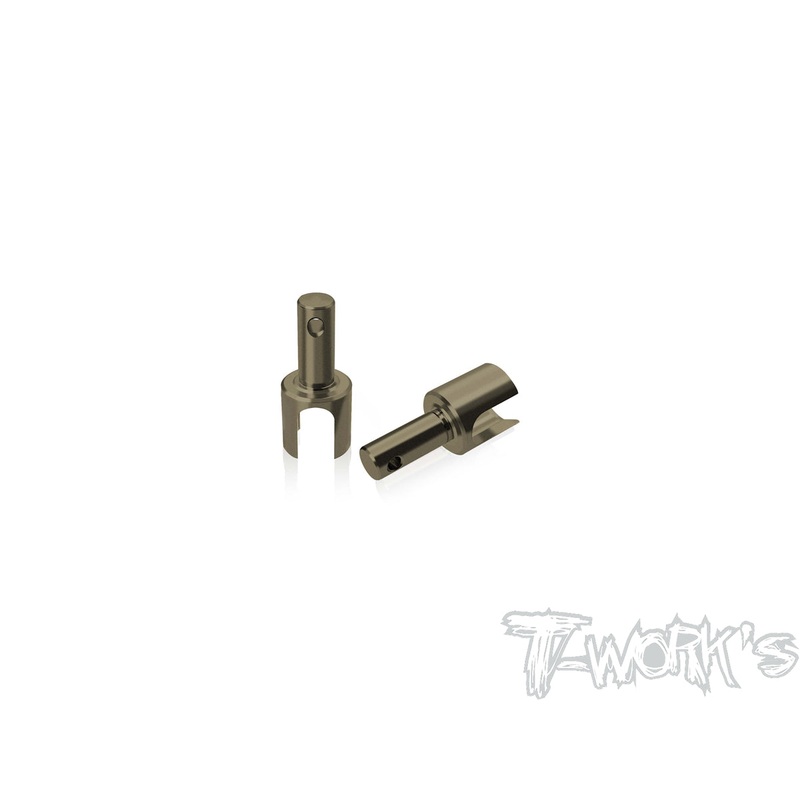 TE-213-MS1.0      7075-T6 Hard Coated Alum. Gear Diff. BB Driveshaft Adapters (  For Yokomo MS 1.0 & AXON TC10/3  )