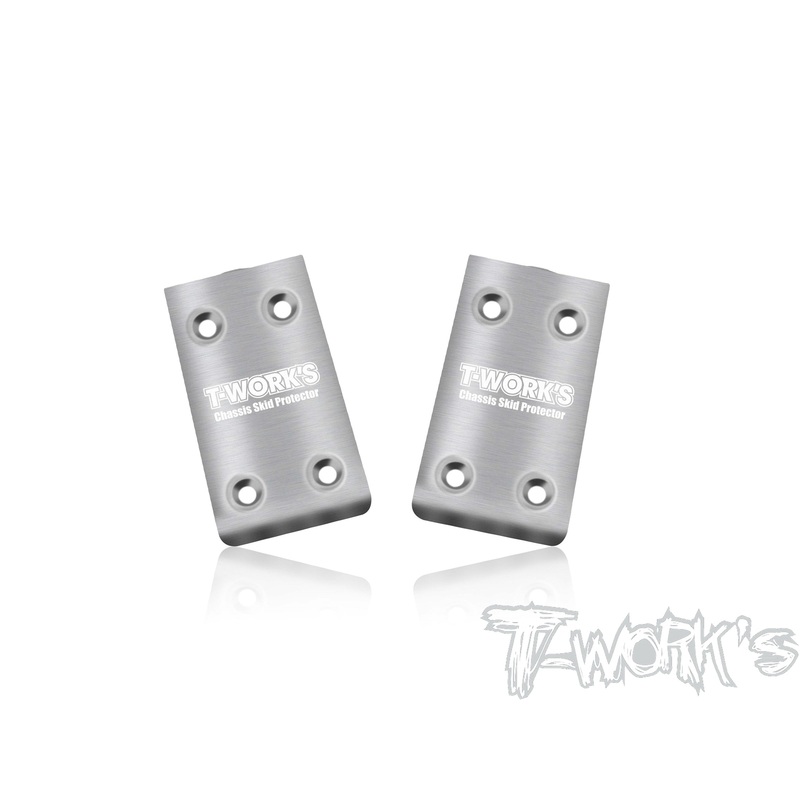 TO-235-XB4'25   Stainless Steel Front Chassis Skid Protector ( Xray XB4'25 ) 2pcs.