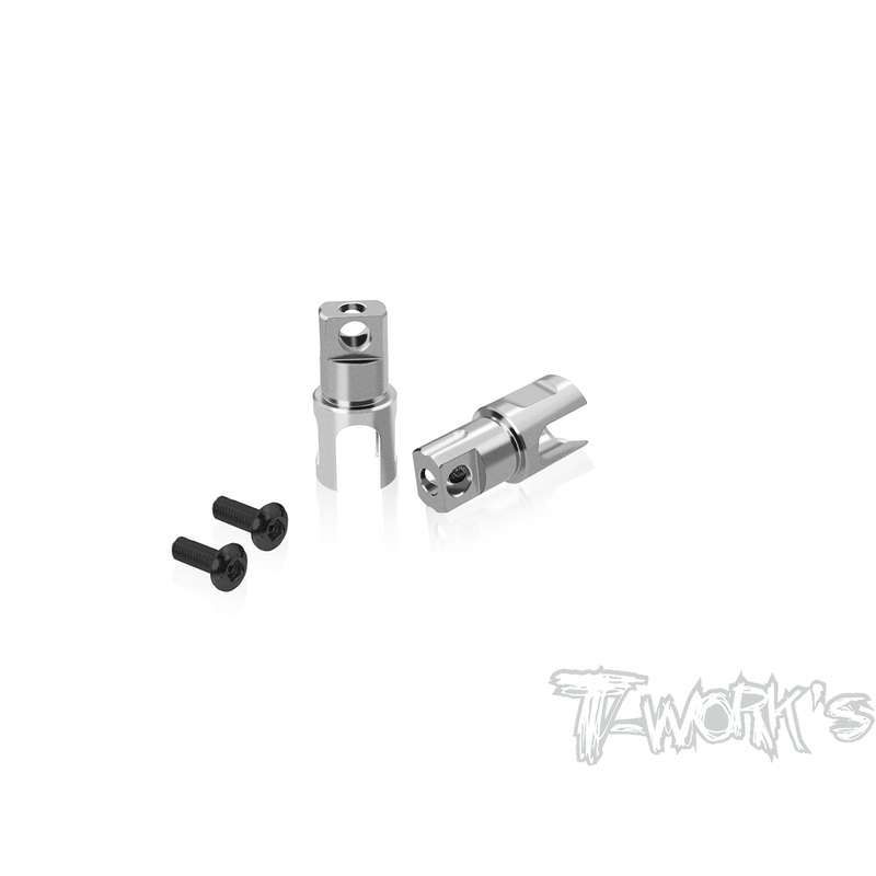TP-179-MS1.0  64 Titanium Solid BB Driveshaft Adapters (  For Yokomo MS 1.0 & AXON TC10/3 )