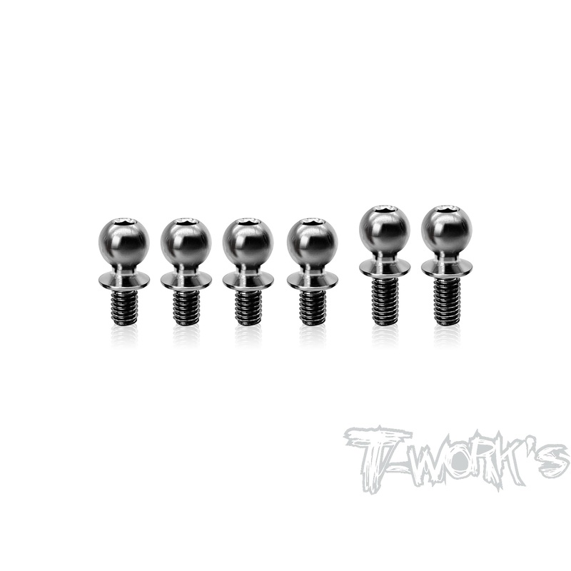 TP-216   64 Titanium Ball End set ( For Xray X8'26 )6pcs.