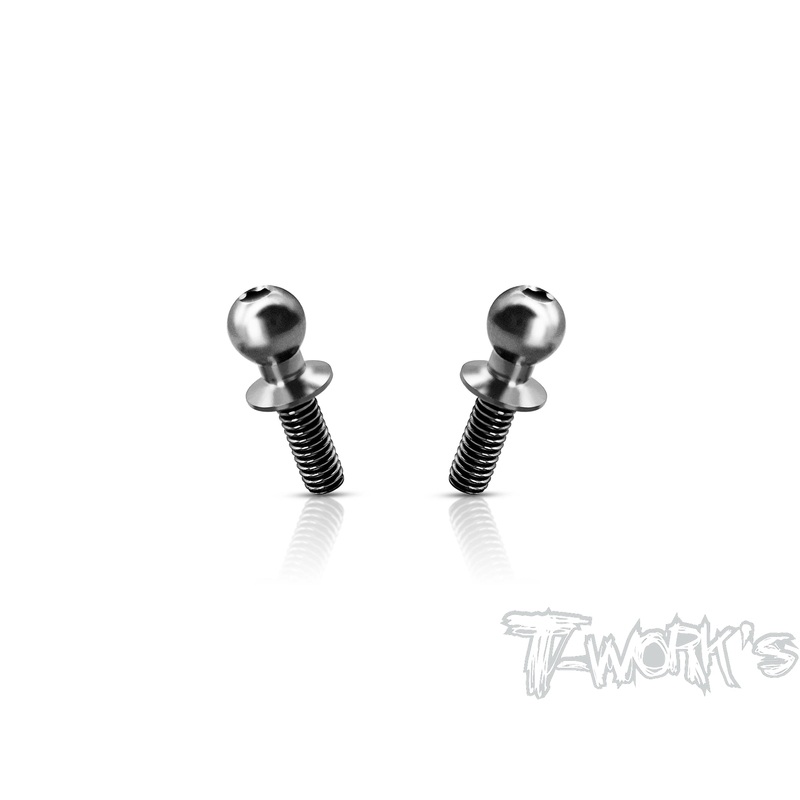 TP-AE-A64 Titanium 4.3x6.5mm Ball End M2.5 ( For Team Associated Reflex 14B ) 2pcs.