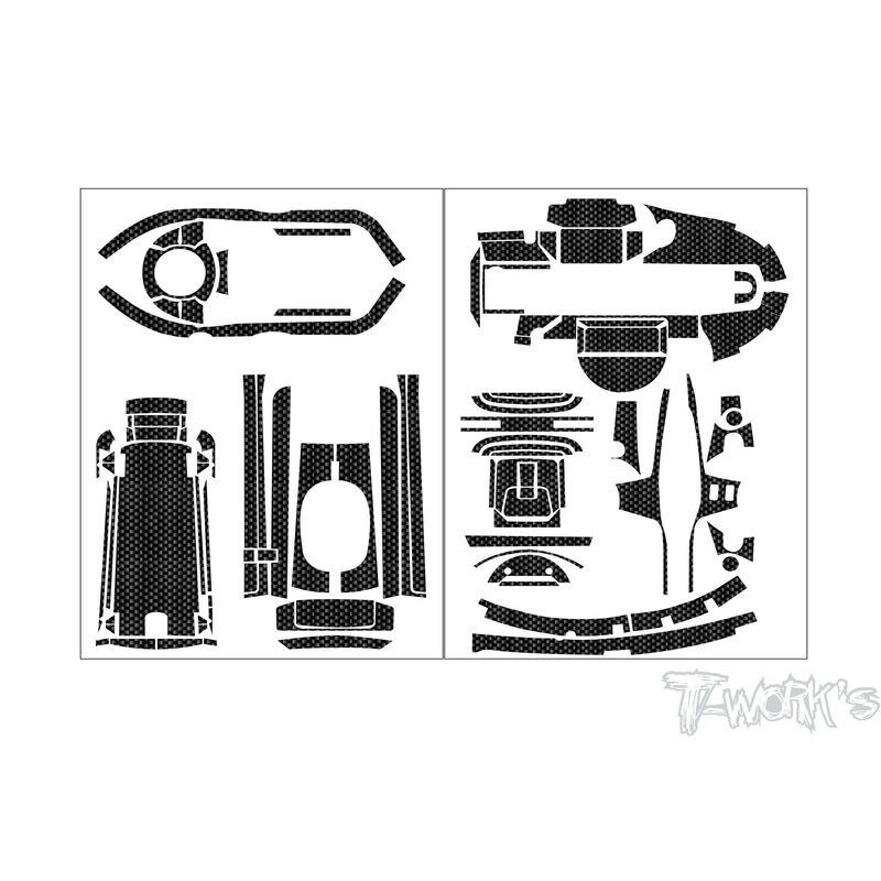 TS-079   Shiny Graphite Radio Skin Sticker ( For Futaba T6PV )