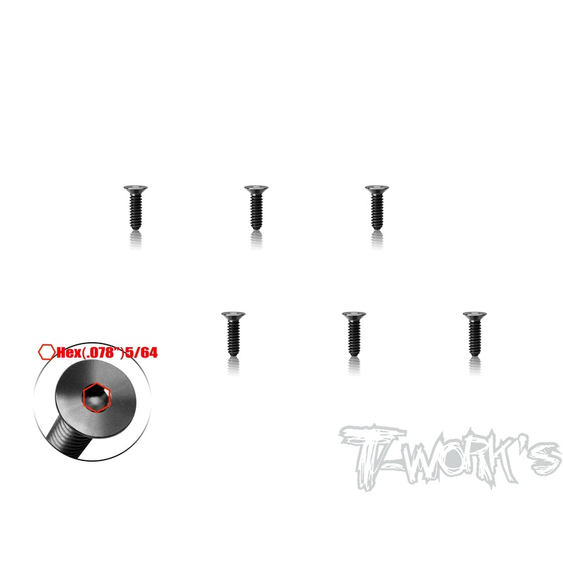 TSS-440C    4/40 Titanium Hex. Countersink Screw