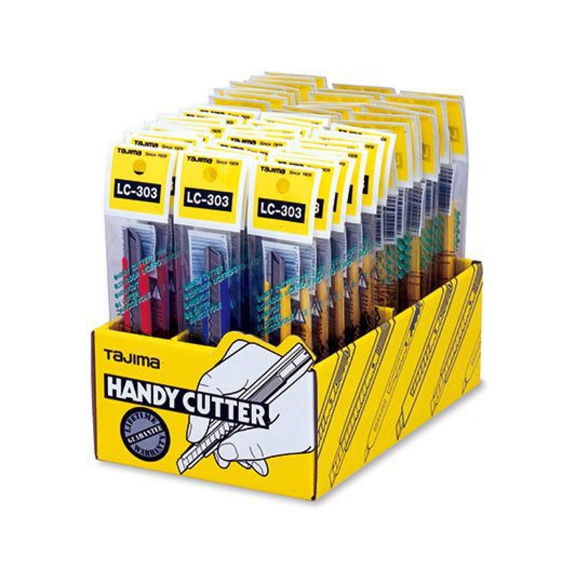 TAJIMA 60 PC. LC-303 9 mm / 3/8 inch Precision Craft Utility Knife Display Set