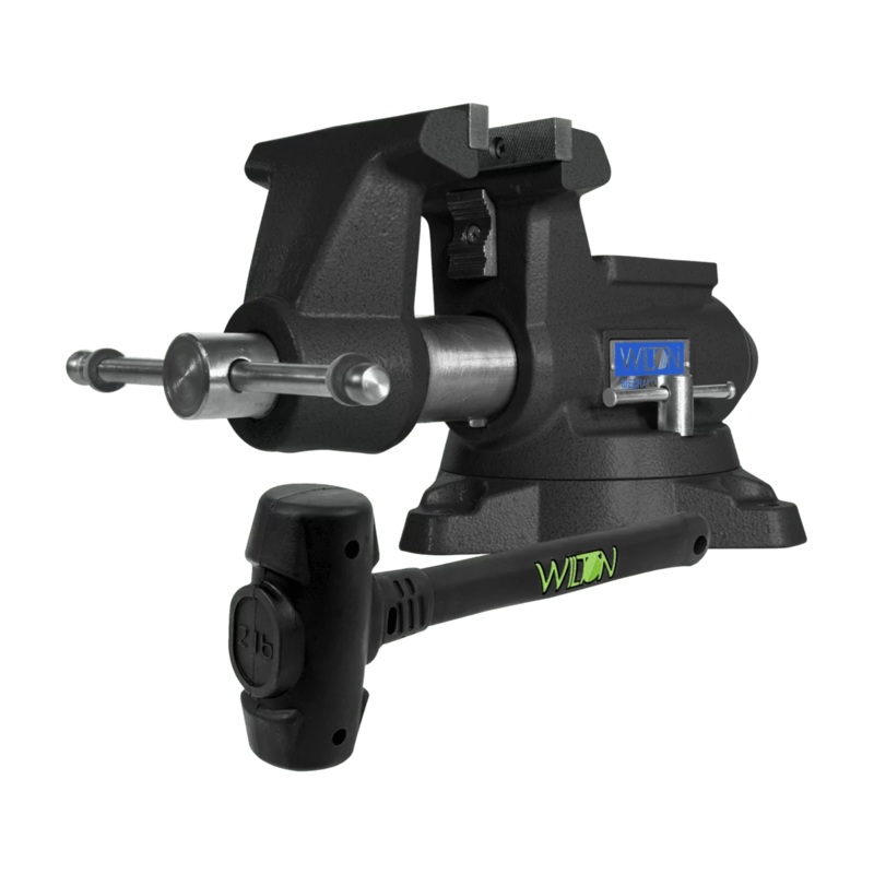 WILTON Special Edition Black 855M Mechanic's Pro Vise w/ 2 lb B.A.S.H Dead Blow Hammer
