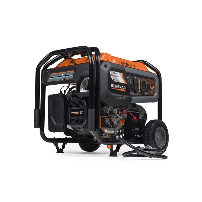 GENERAC GP7500E Dual Fuel Portable Generator