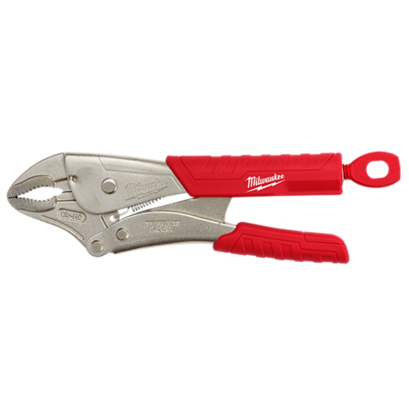 MILWAUKEE 10" TORQUE LOCK Curved Jaw Locking Pliers w/ Grip