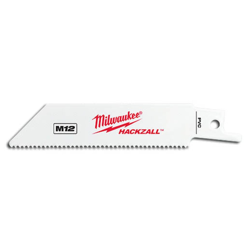 MILWAUKEE 4" HACKZALL PVC / Plastic Blade (5 PACK)