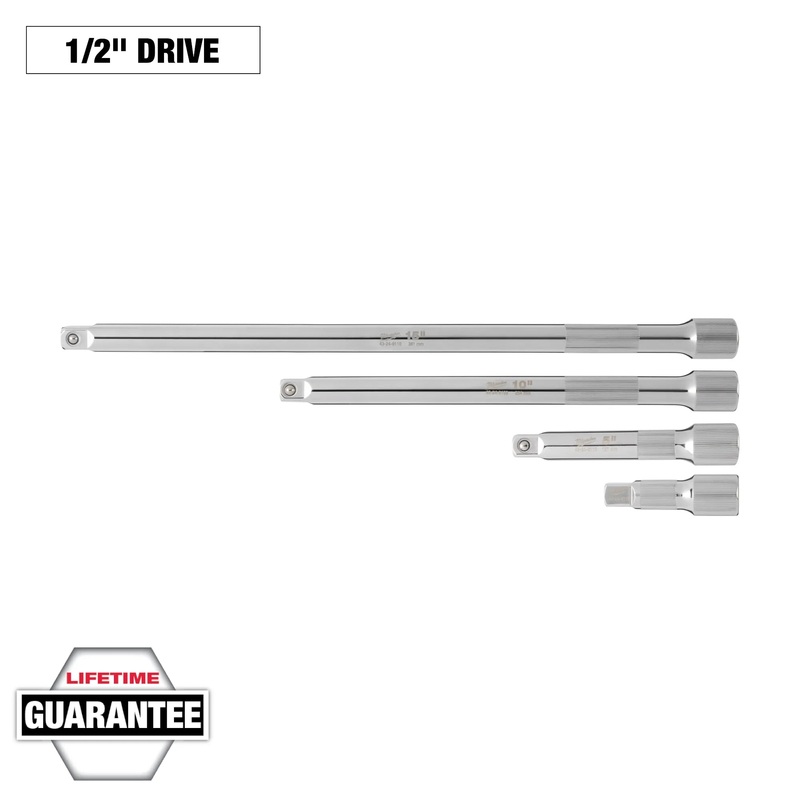 MILWAUKEE 4 PC. 1/2 Drive Extension Set