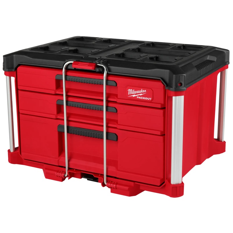 MILWAUKEE PACKOUT Multi-Depth 3-Drawer Tool Box