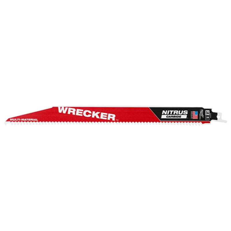 MILWAUKEE 12" 6 TPI The WRECKER w/ NITRUS CARBIDE Blade
